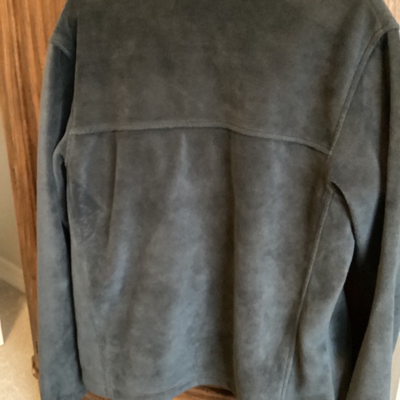 NWOT Men’s charcoal gray fleece Columbia jacket - Picture 4 of 7